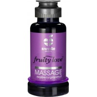 Swede Fruity Love: Värmande Massageolja Hallon/Grapefrukt, 100 ml