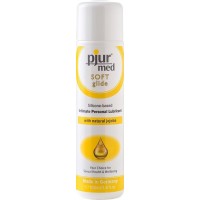 Pjur Med: Soft Glide, Natural Jojoba, Silikonbaserat Glidmedel, 100 ml