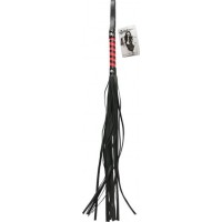 Red & Black Stripe Flogger