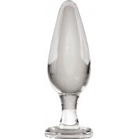 Icicles No 26 Glas Buttplugg Klar