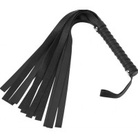 Sex & Mischief Svart Läder look piska