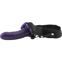 Purple Passion Strap-on Dildo Med Harness